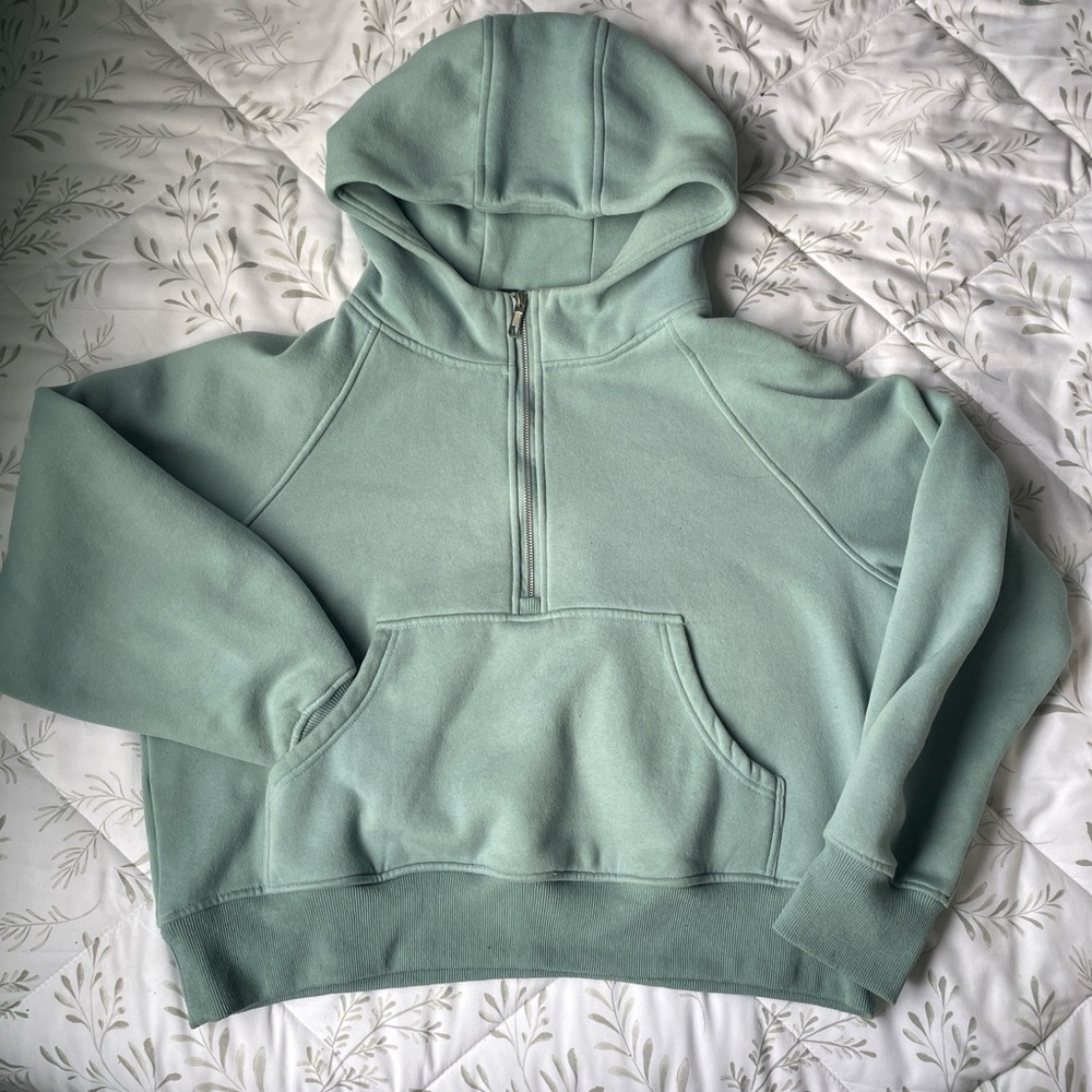 Sage Green Women's Cowl Neck Sweater